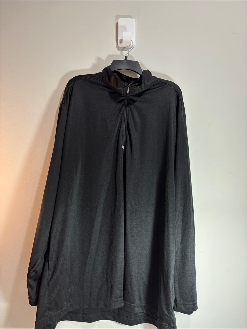 PARAGON Black Lightweight Zip-Front Shirt Jacket. 0256